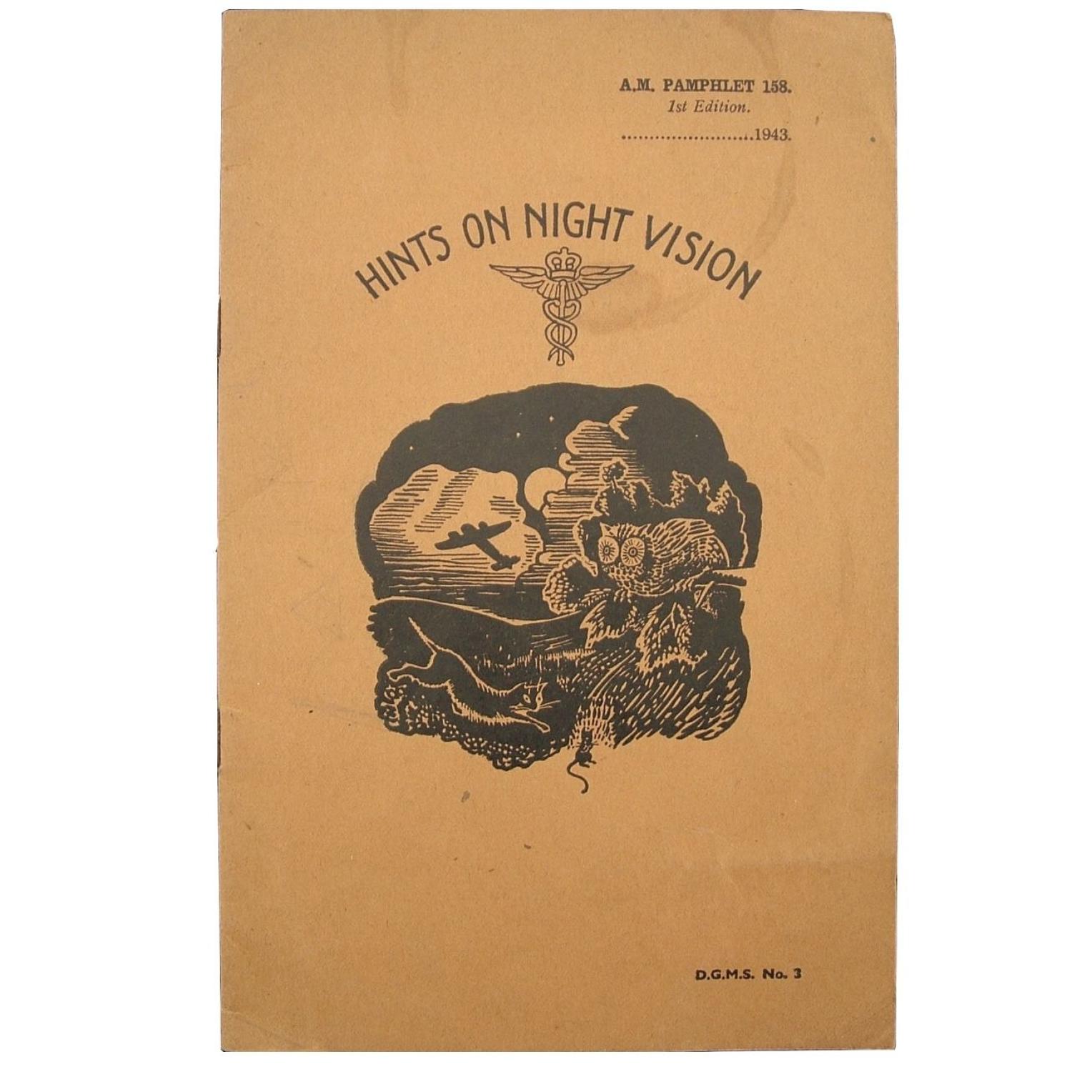 Air Ministry Pamphlet - Hints On Night Vision