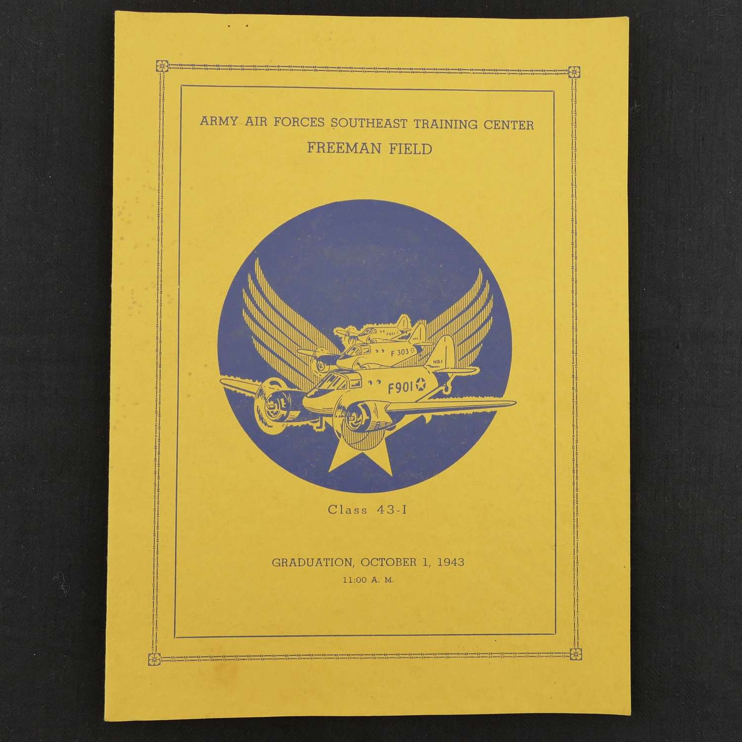 USAAF Southeast Training Centre Graduation programme - history