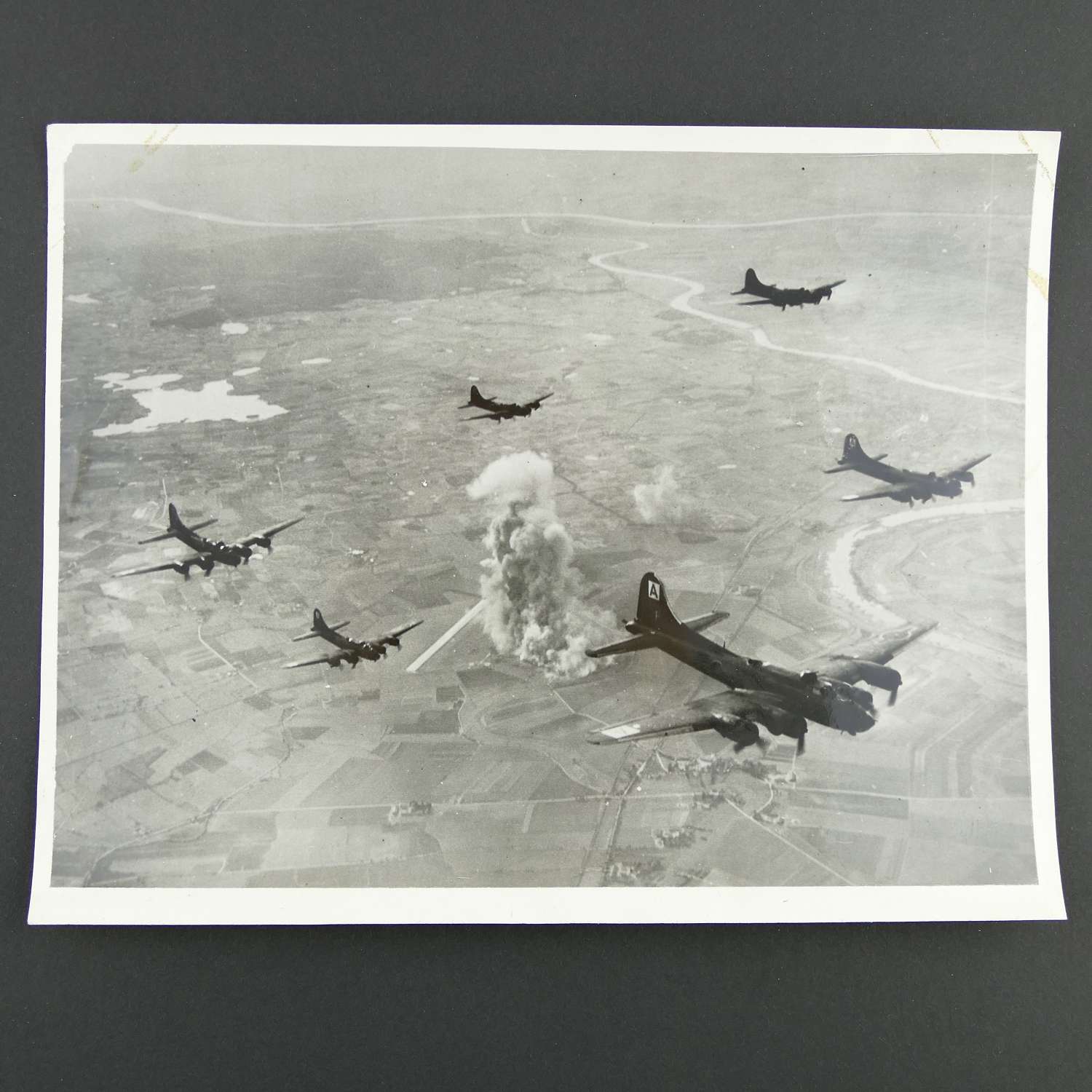 USAAF official photo - 94th Bomb Group over Germany