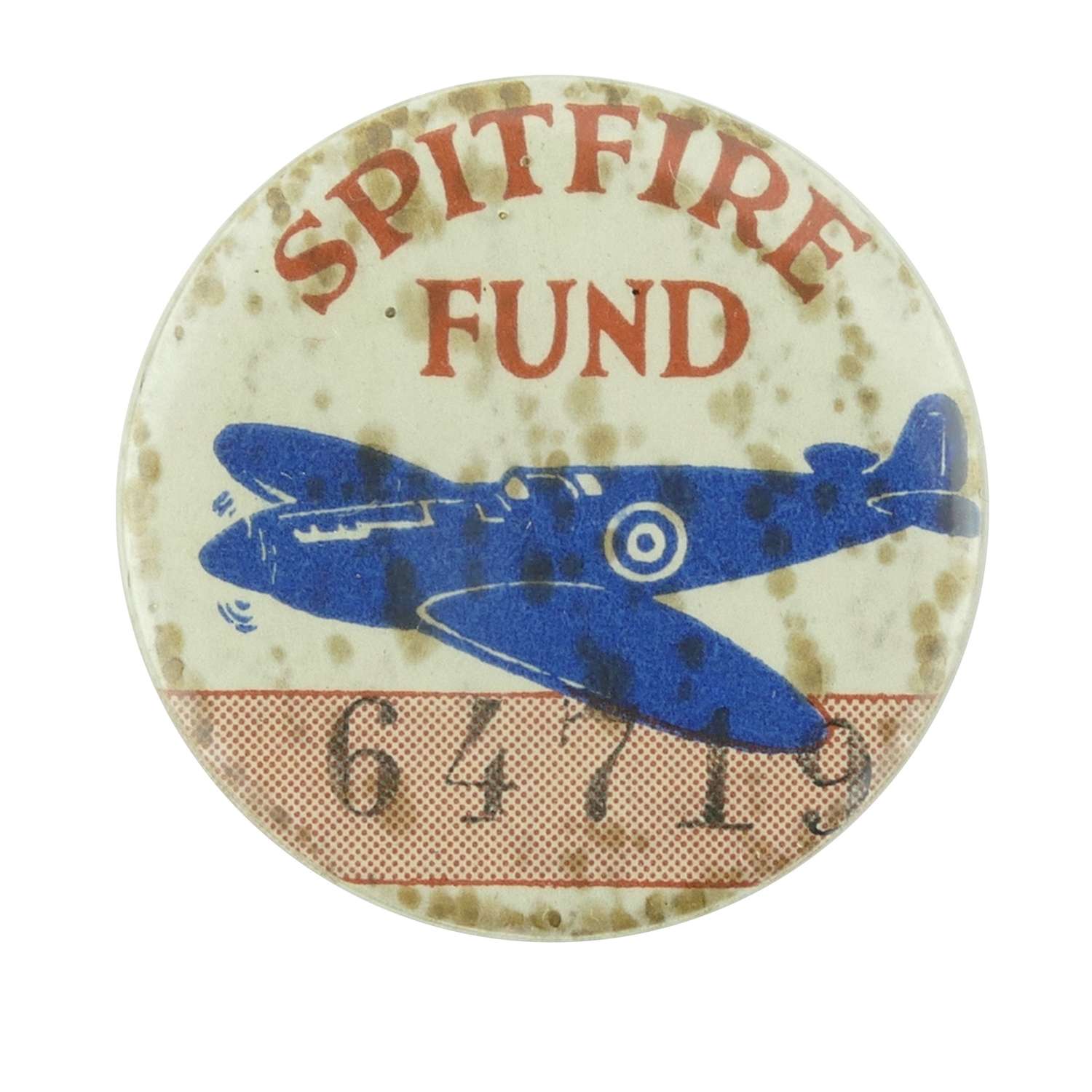 WW2 Spitfire Fund badge