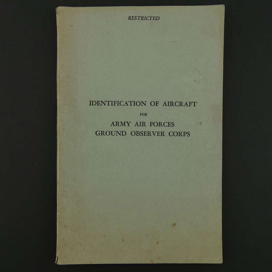 USAAF aircraft identification manual