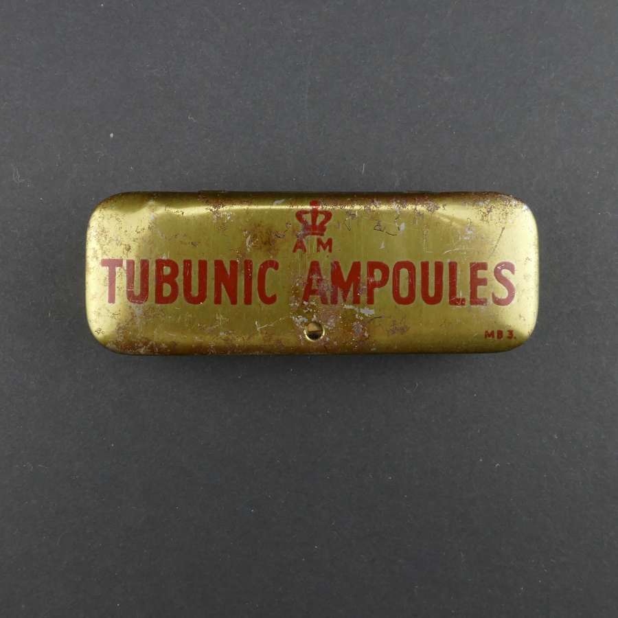 RAF first aid kit tubunic ampoules