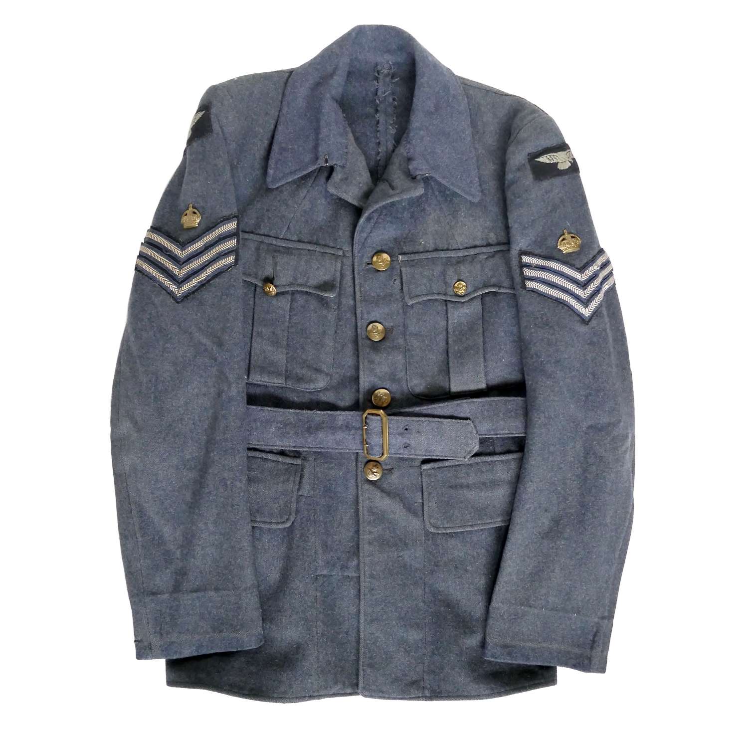 RAF flight sergeant insignia with 'free' tunic