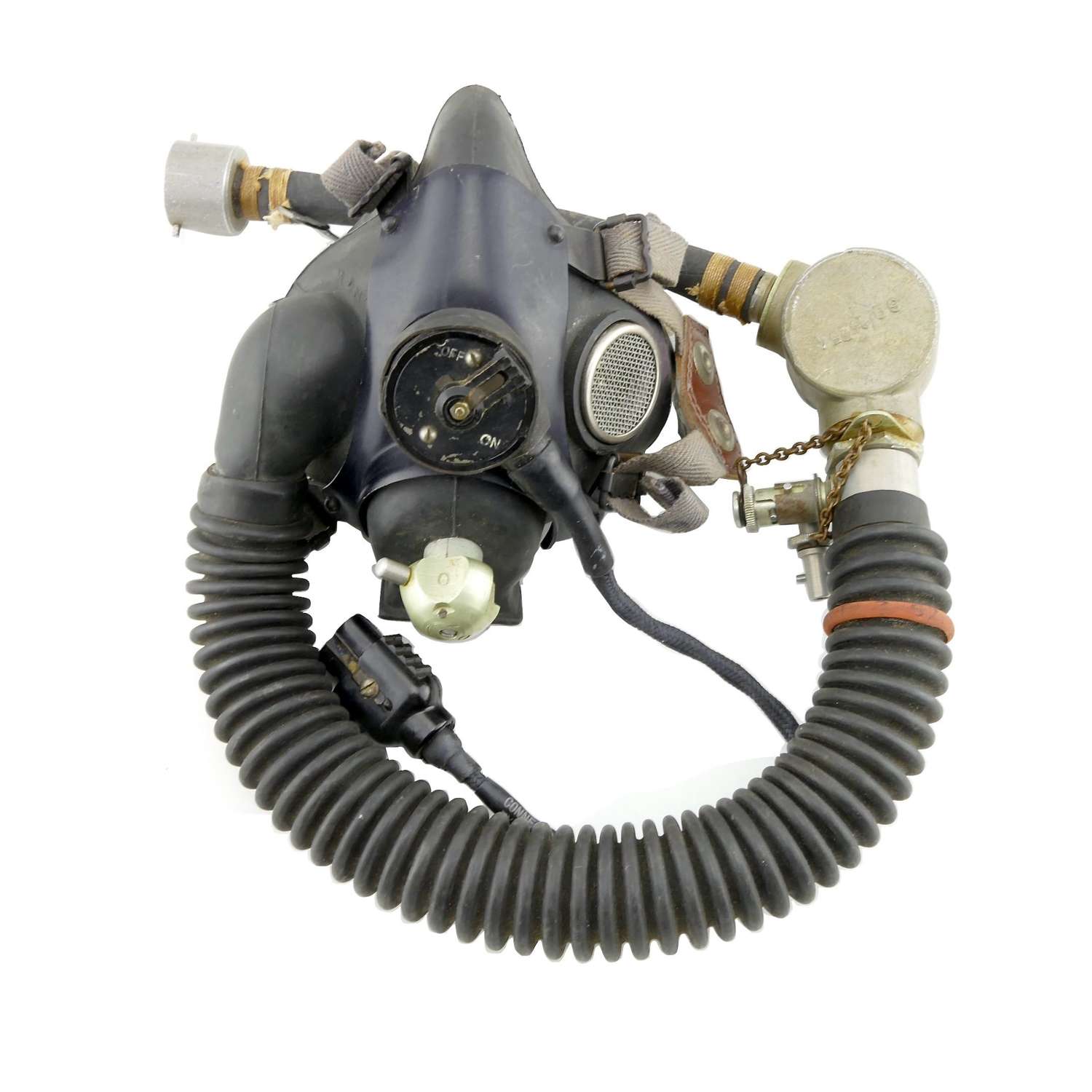RAF type M oxygen mask / tubes