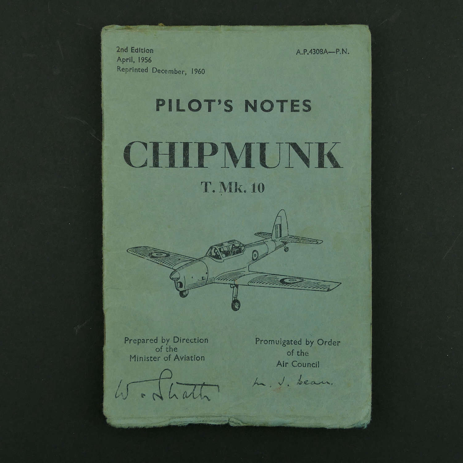 RAF Pilot's Notes - Chipmunk T. Mk.10