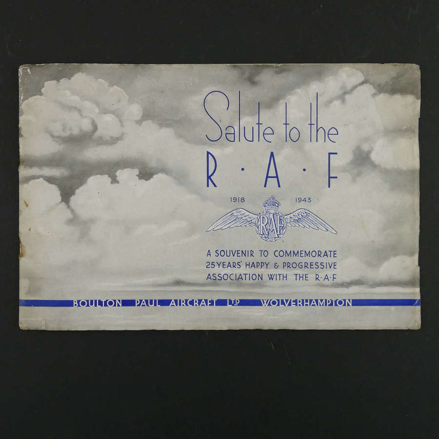 Salute to the RAF - Boulton Paul Aircraft souvenir booklet, 1943
