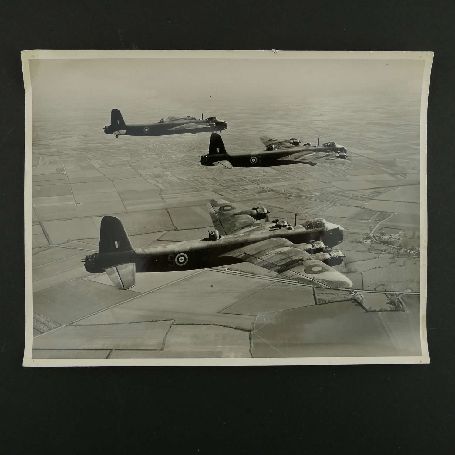 Press photograph - RAF Stirling bombers
