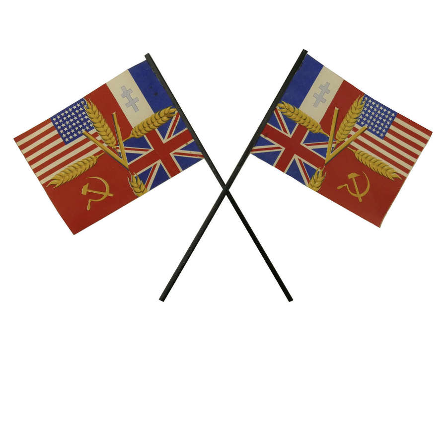 Home Front Allied Forces flags