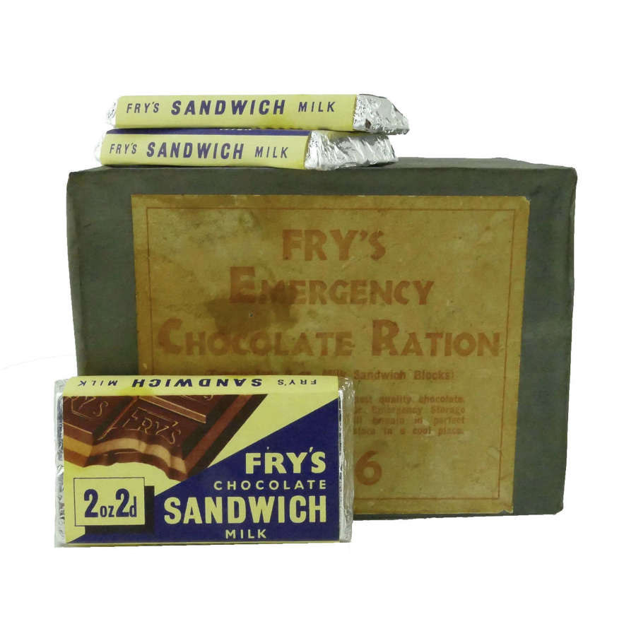 WW2 Fry's Emergency Chocolate Rations