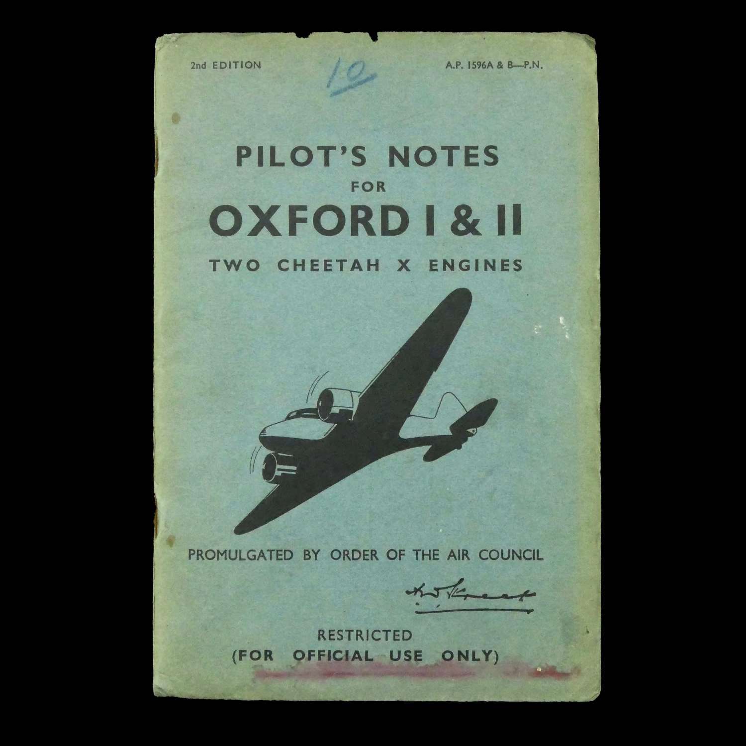 RAF pilot's notes - Oxford I & II