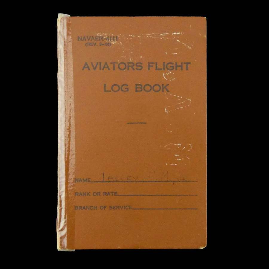 USN Aviators Flight log book