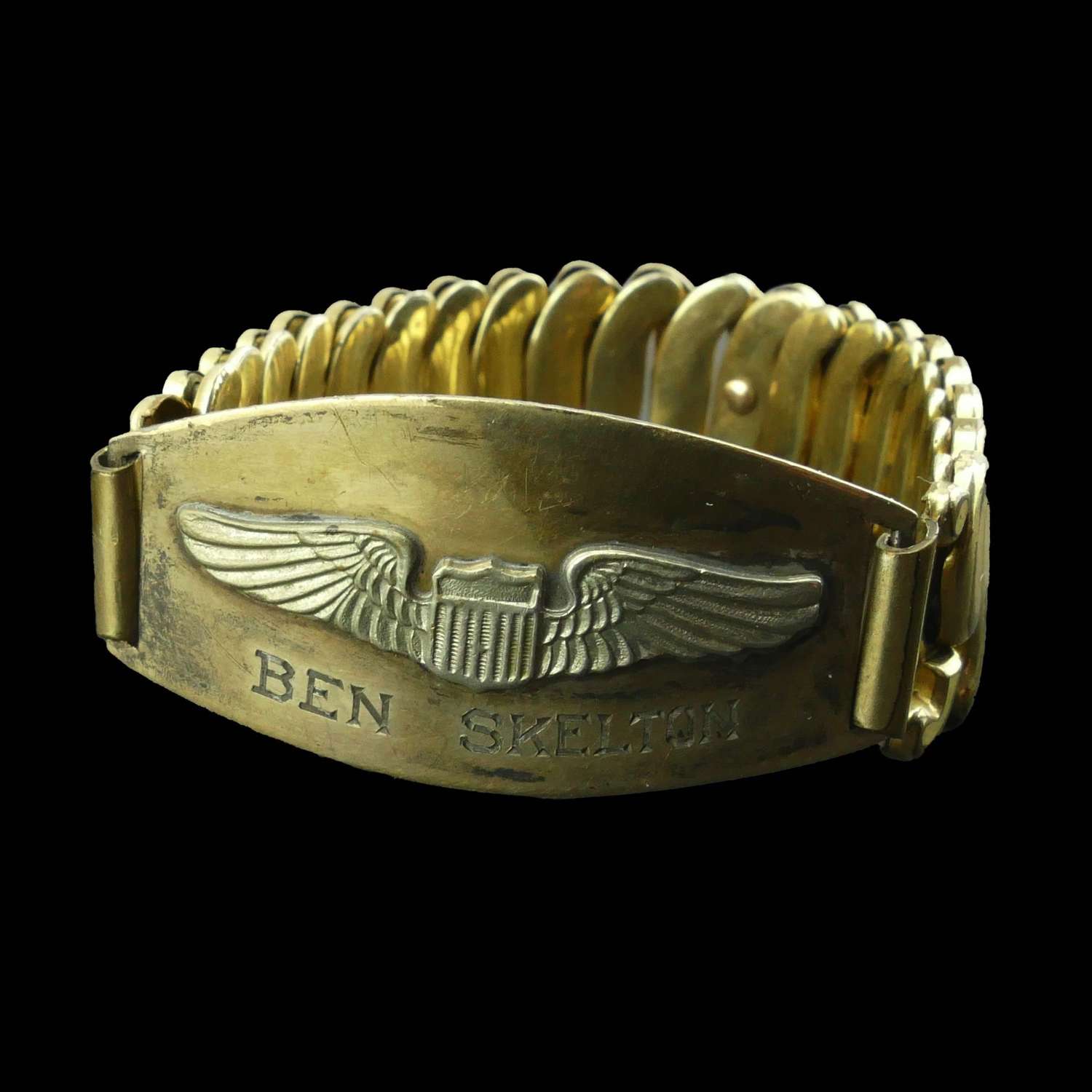 USAAF Pilot's bracelet, named, c.1942