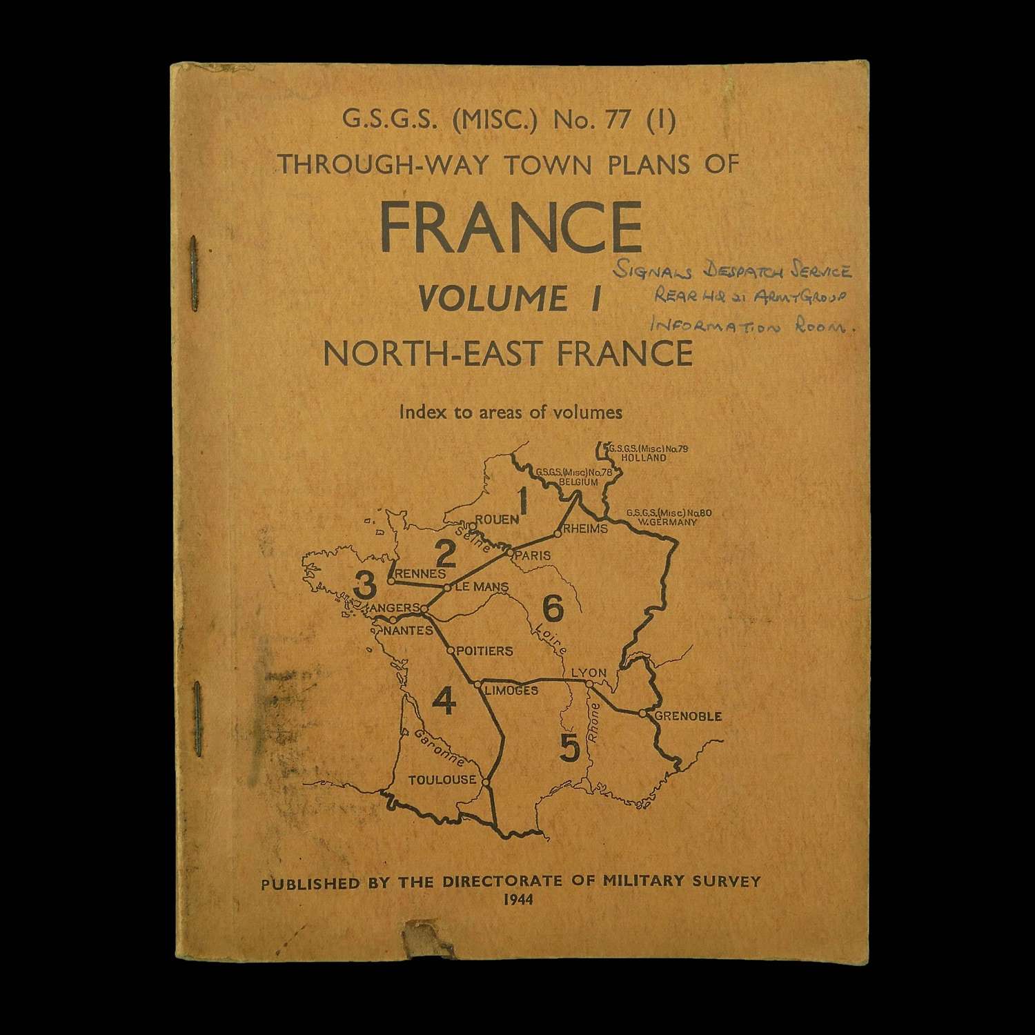 British Forces - Through-Way Town Plans Of France, Vol.1