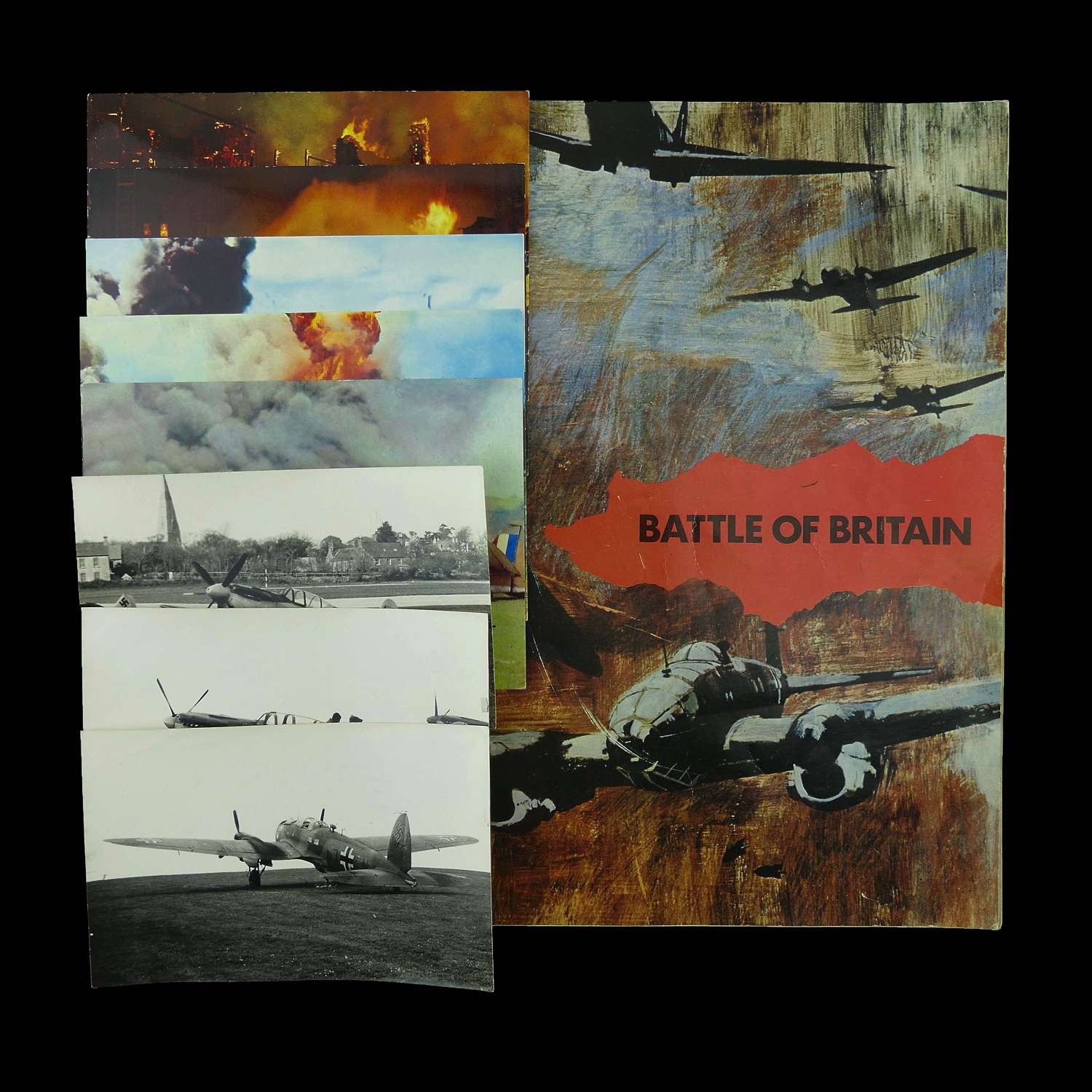 Battle of Britain film programme & postcards