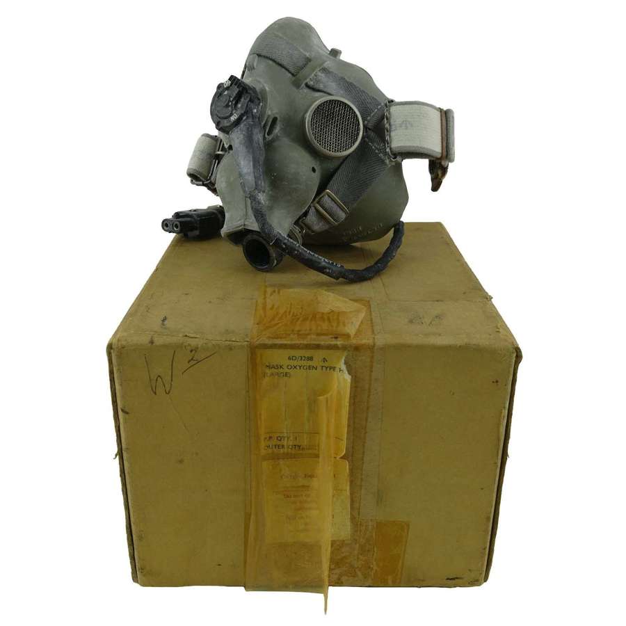RAF type H oxygen mask, boxed