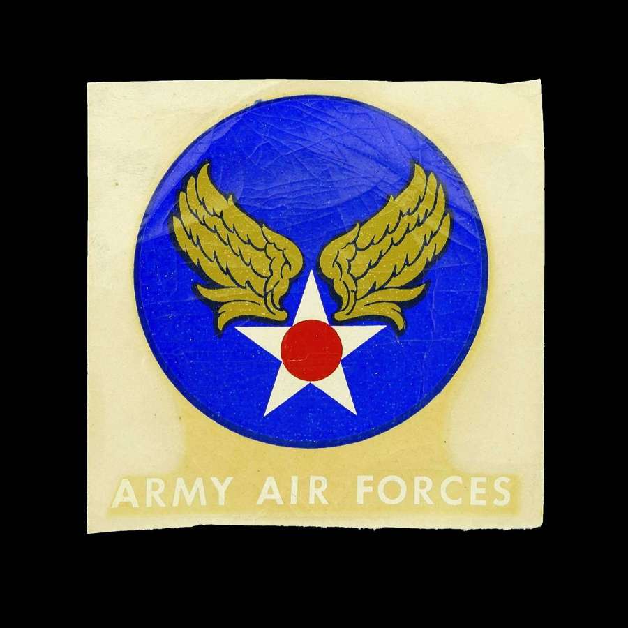 USAAF flying jacket decal