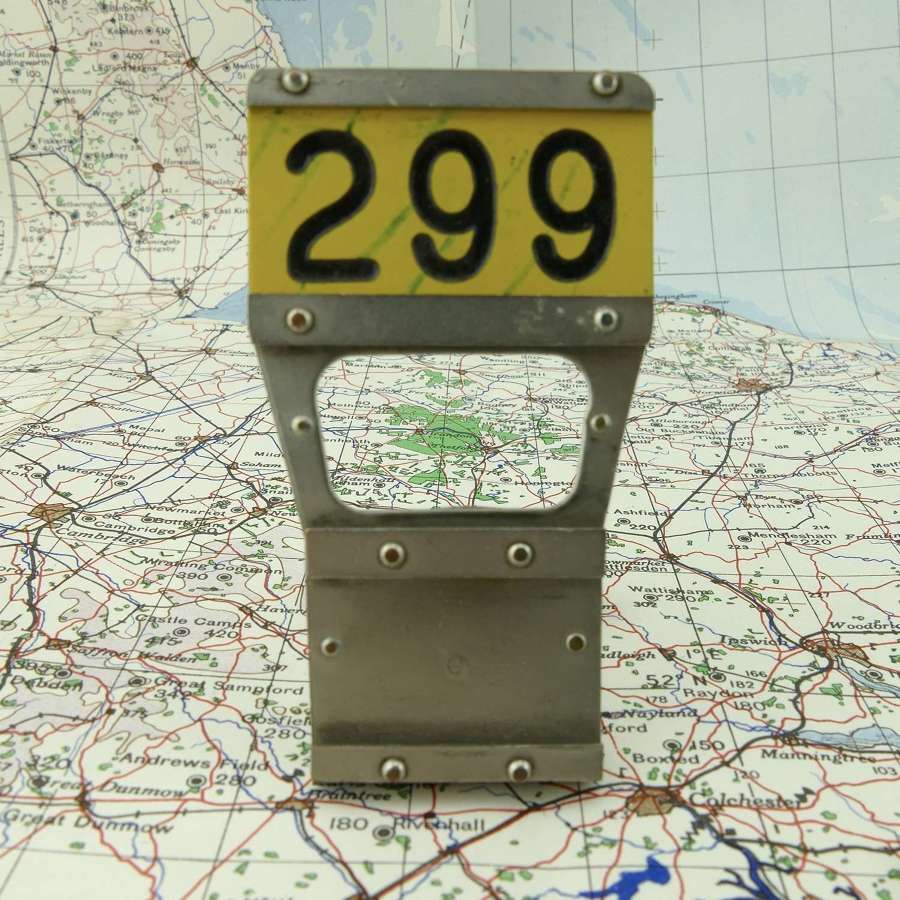 RAF operations room raid designation plaque - 299