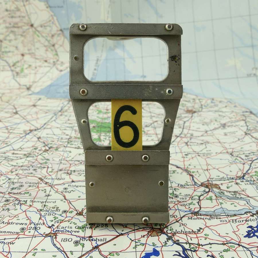 RAF operations room raid designation plaque - 6