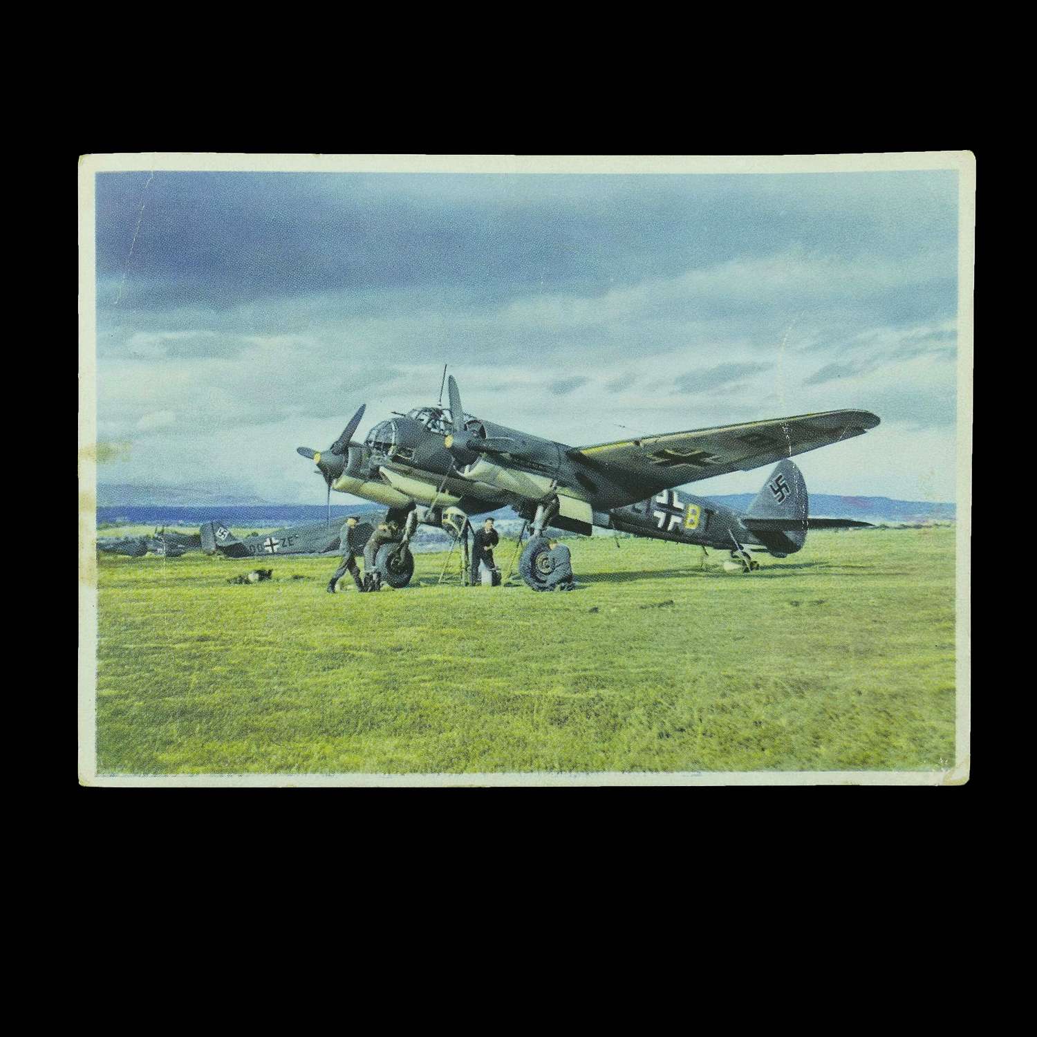 Luftwaffe propaganda postcard - Ju88