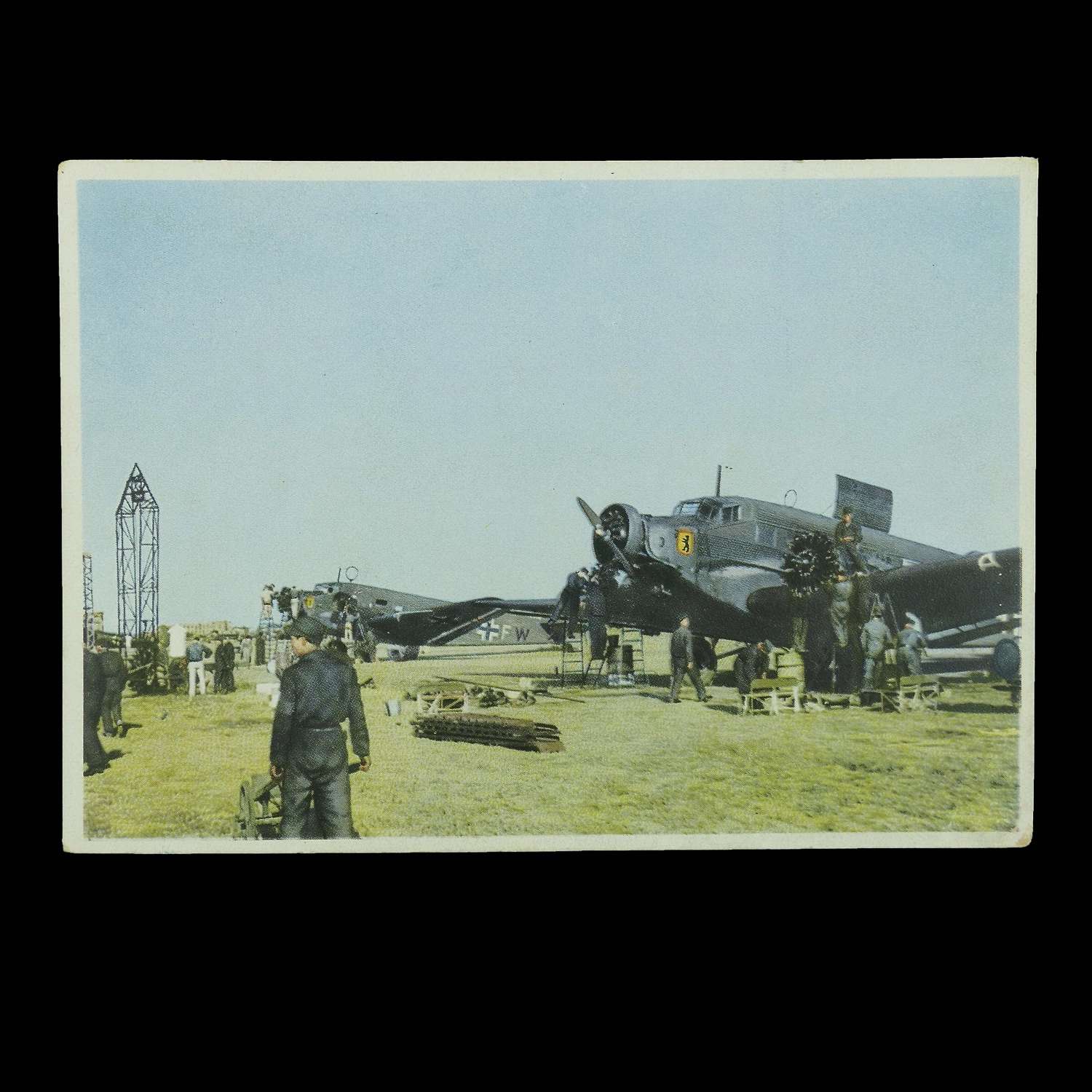 Luftwaffe propaganda postcard - Ju52