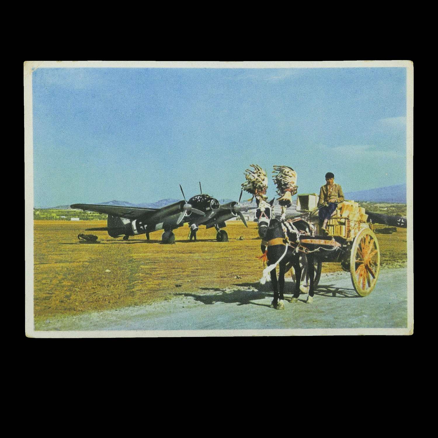 Luftwaffe propaganda postcard Ju88