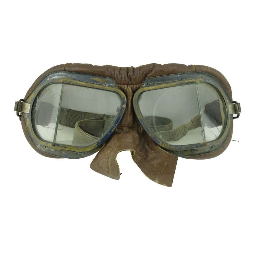 RAF Mk.VII flying goggles - modified