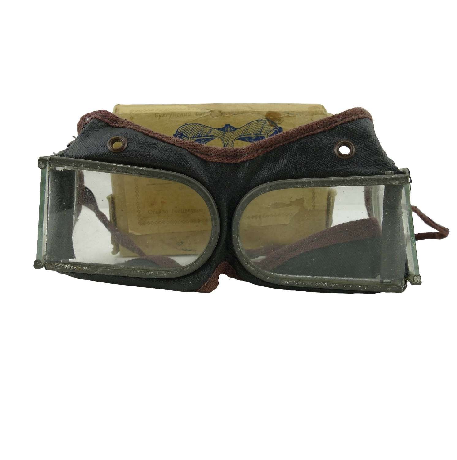 Russian flying goggles, boxed