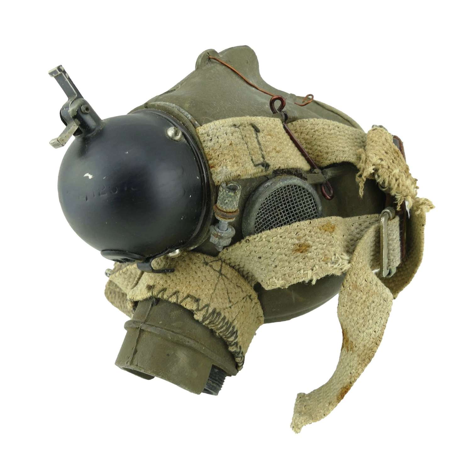 RAF type-G oxygen mask c/w carbon microphone