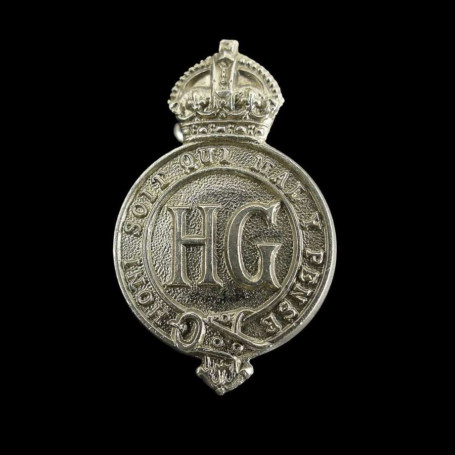 Home Guard pin badge - post WW2