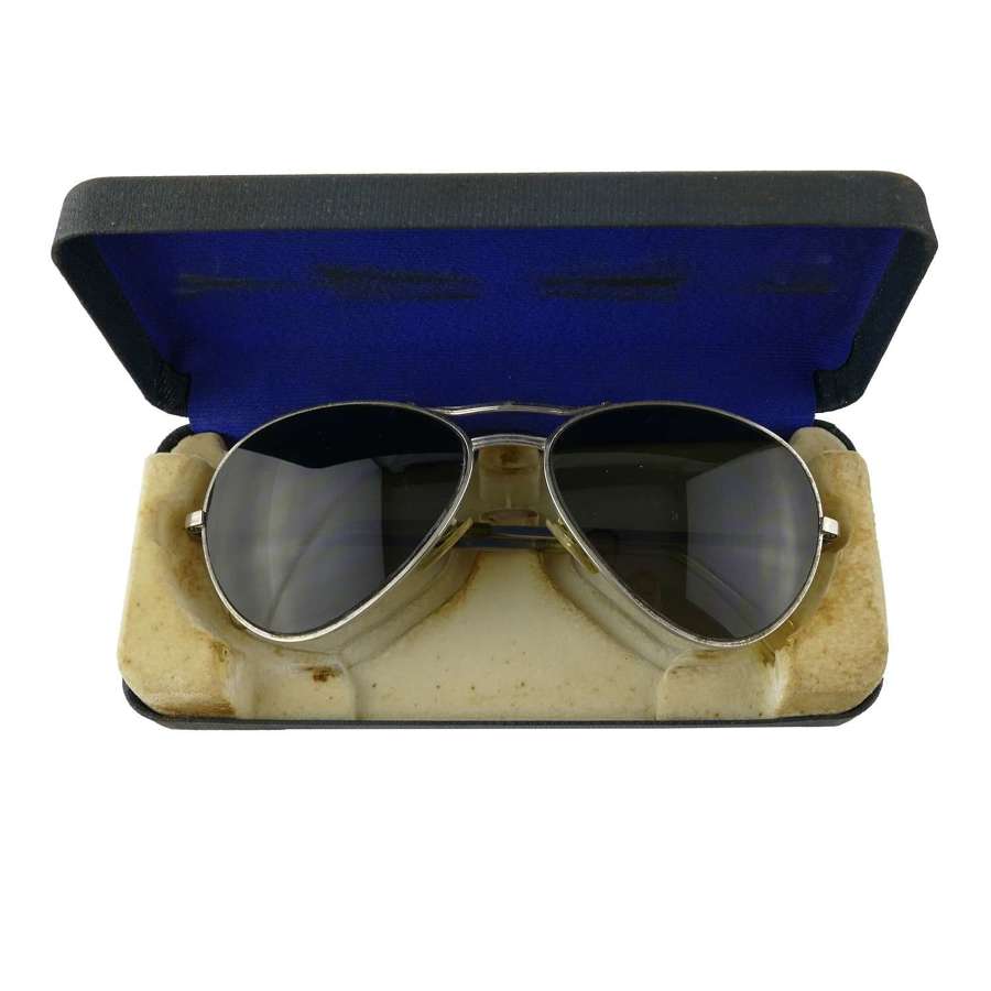 RAF Mk.14 sunglasses, cased