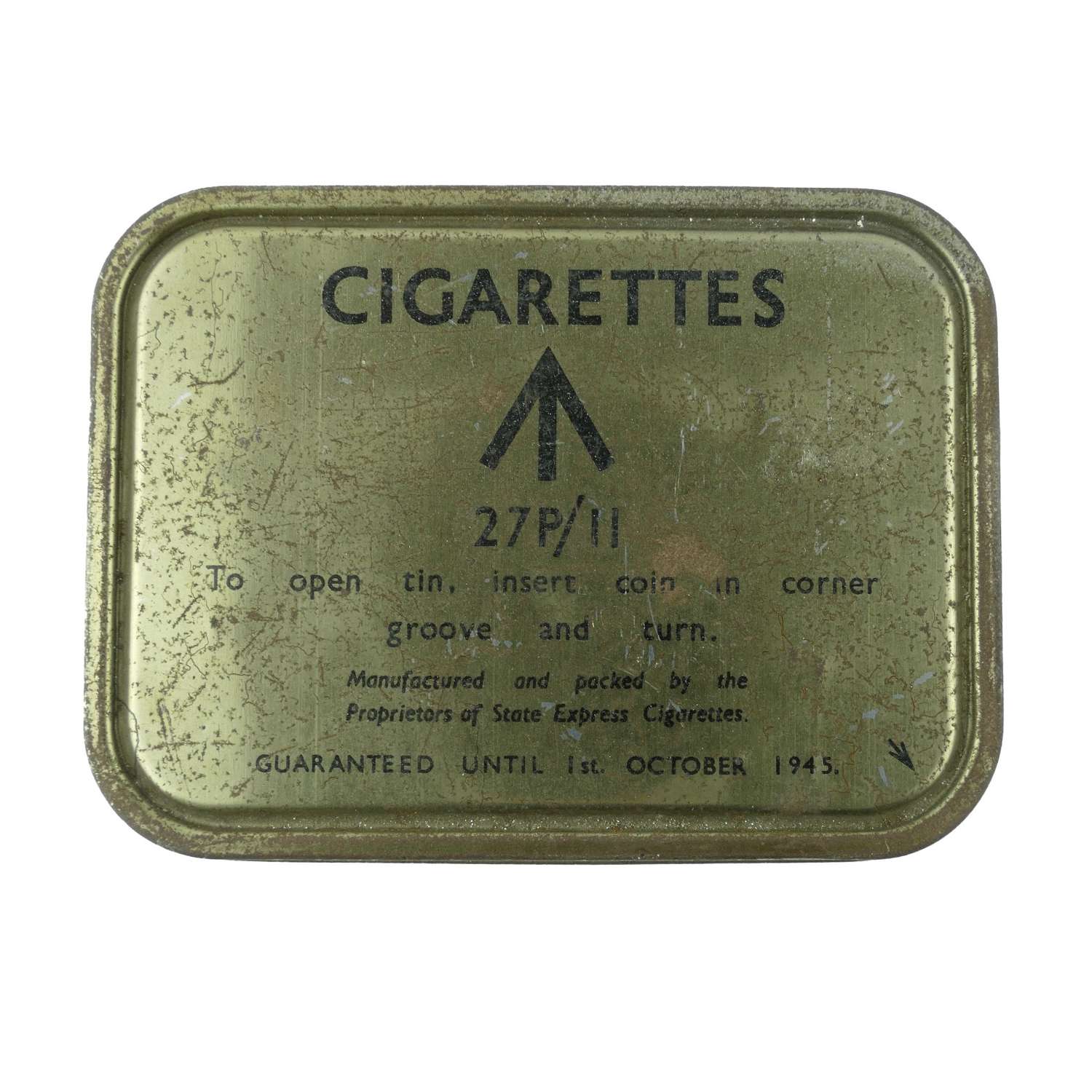 RAF cigarette ration tin