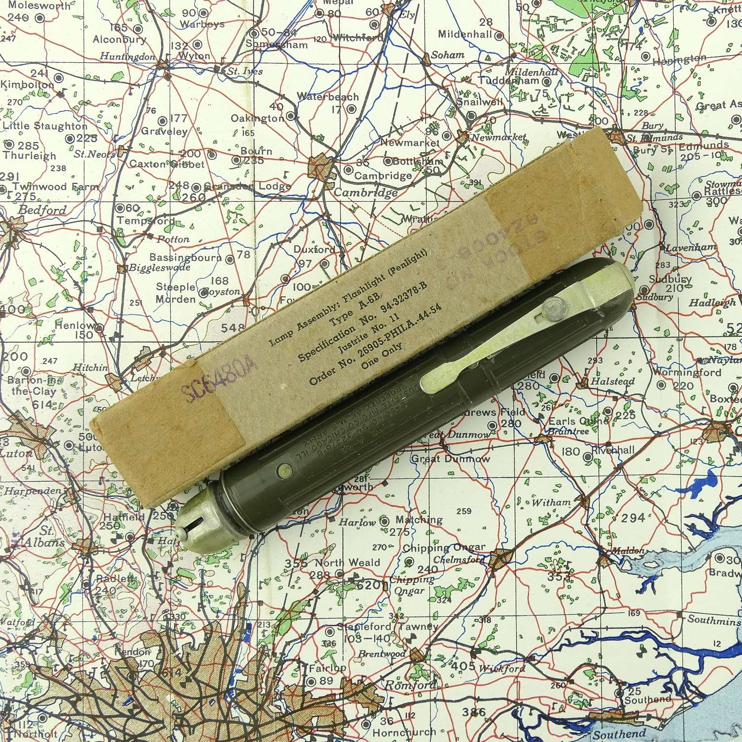 USAAF A-6B penlight, boxed
