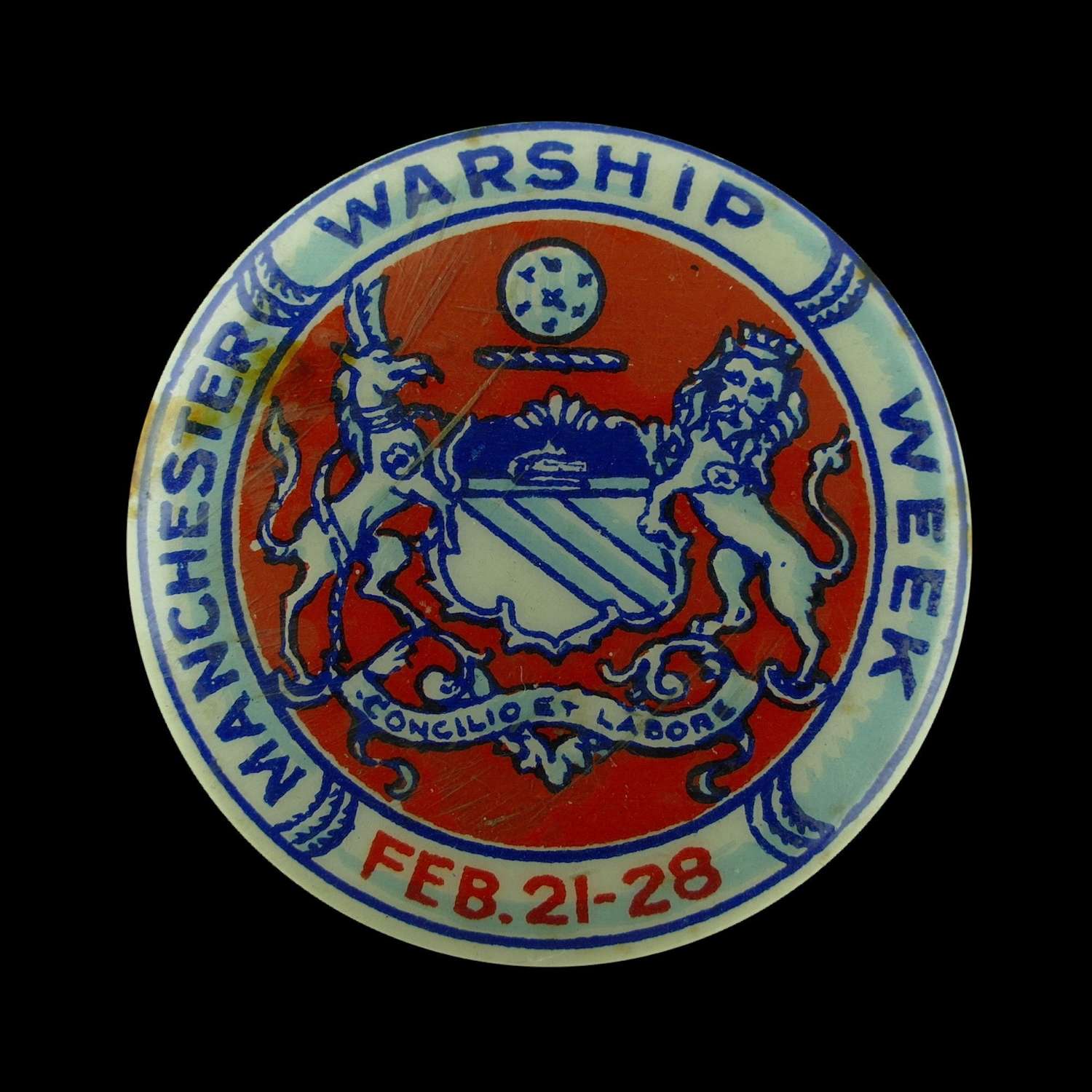 Manchester Warship Week badge