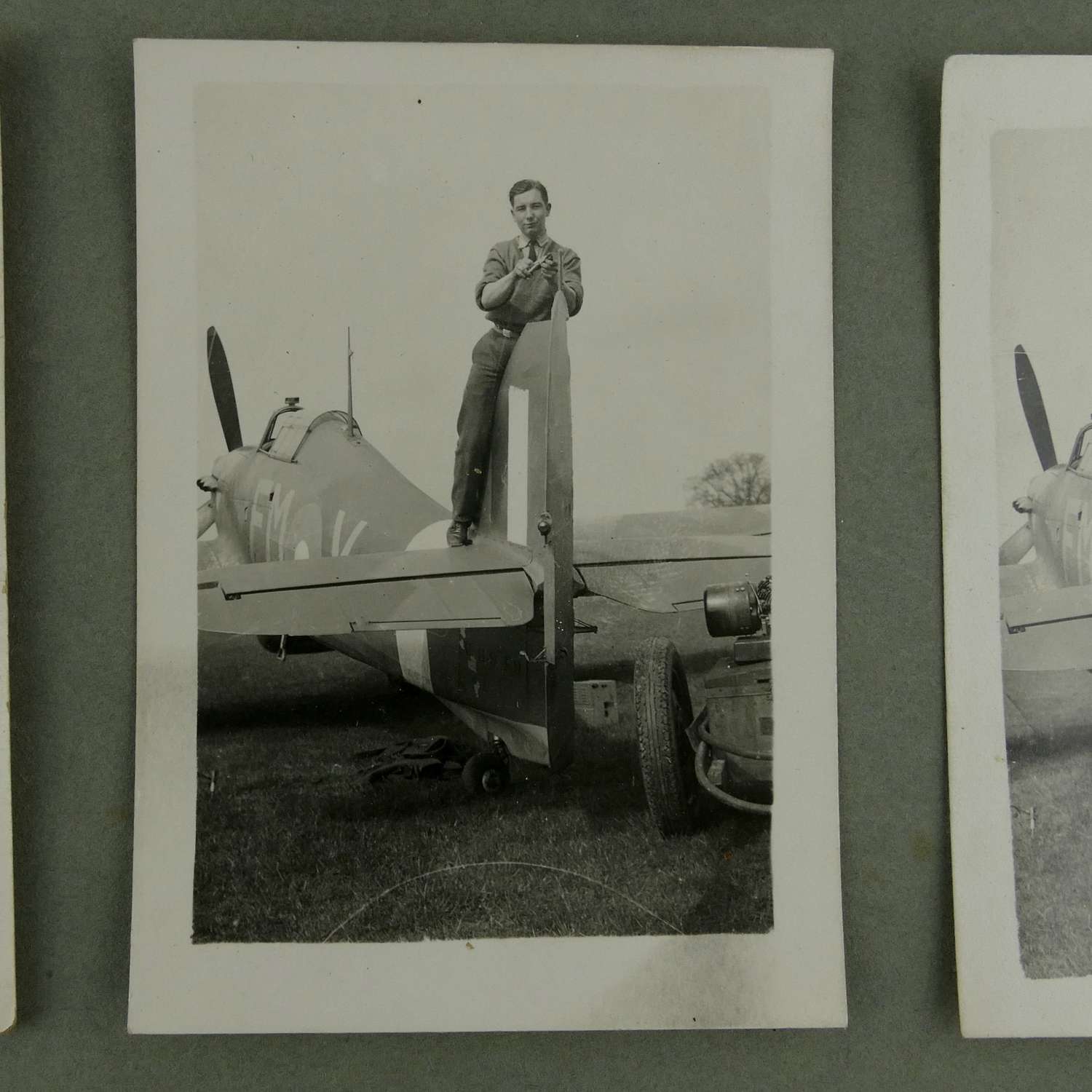 Photograph album with RAF content
