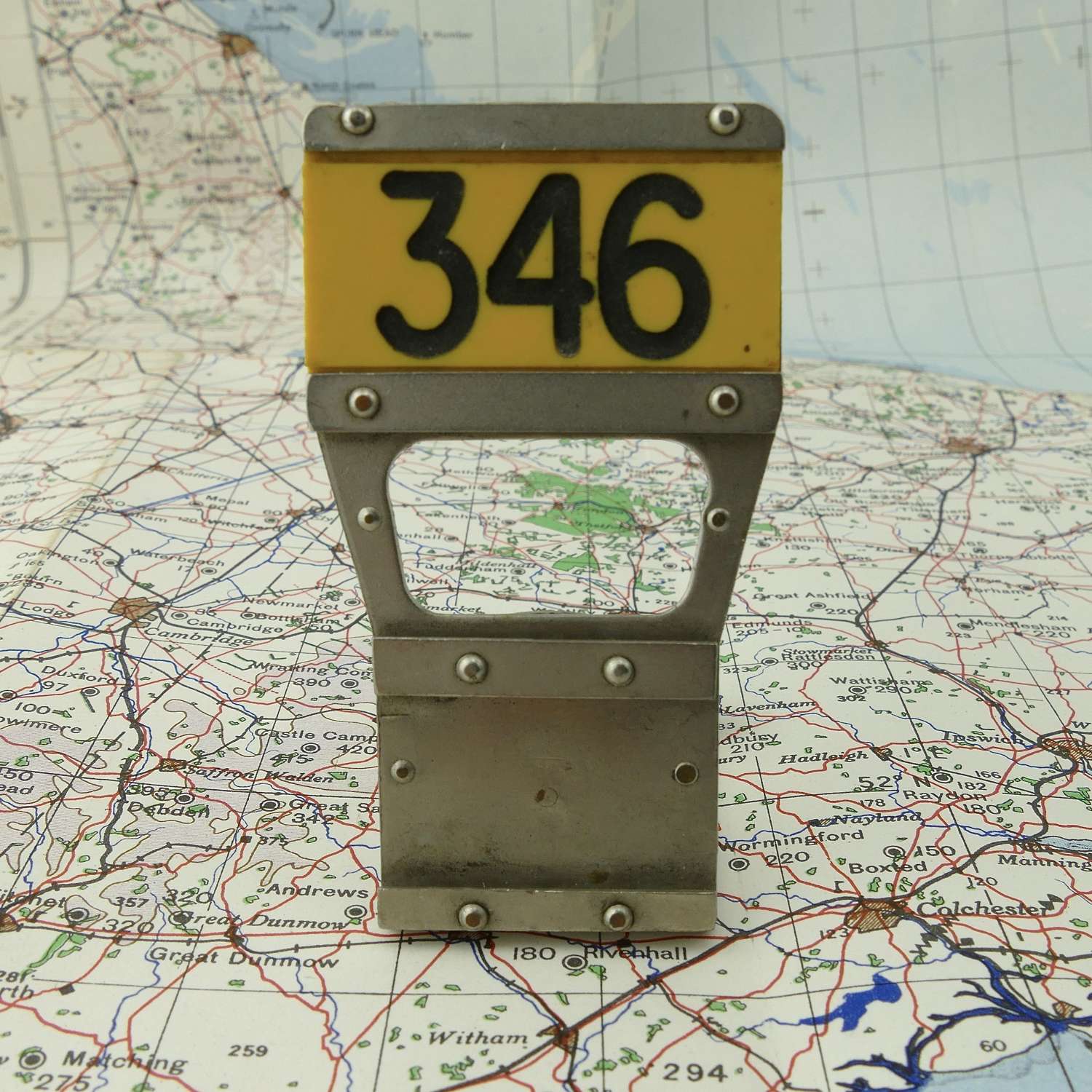 RAF operations room raid designation plaque - 346