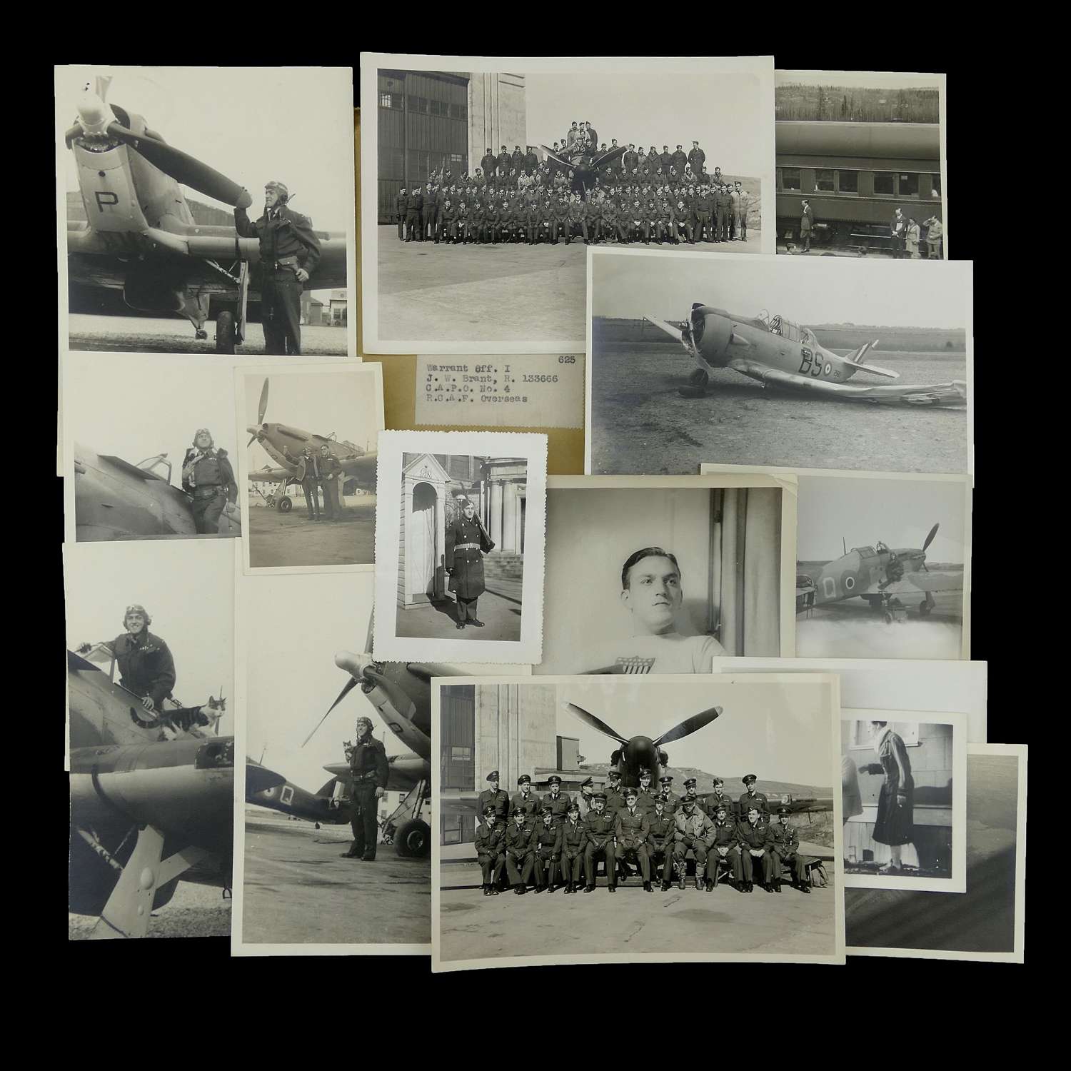 Photographs of a Hurricane pilot