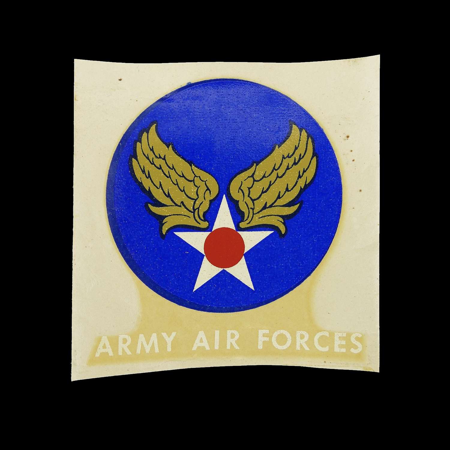 USAAF flying jacket decal