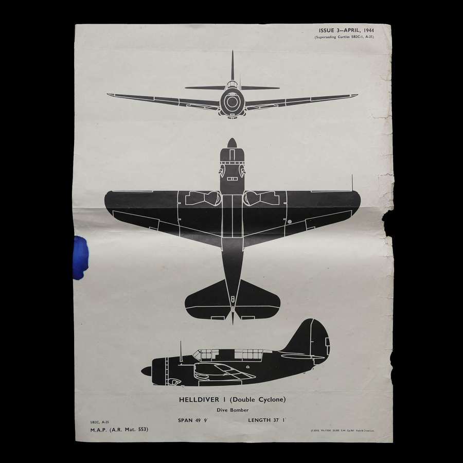RAF recognition poster - Helldiver I