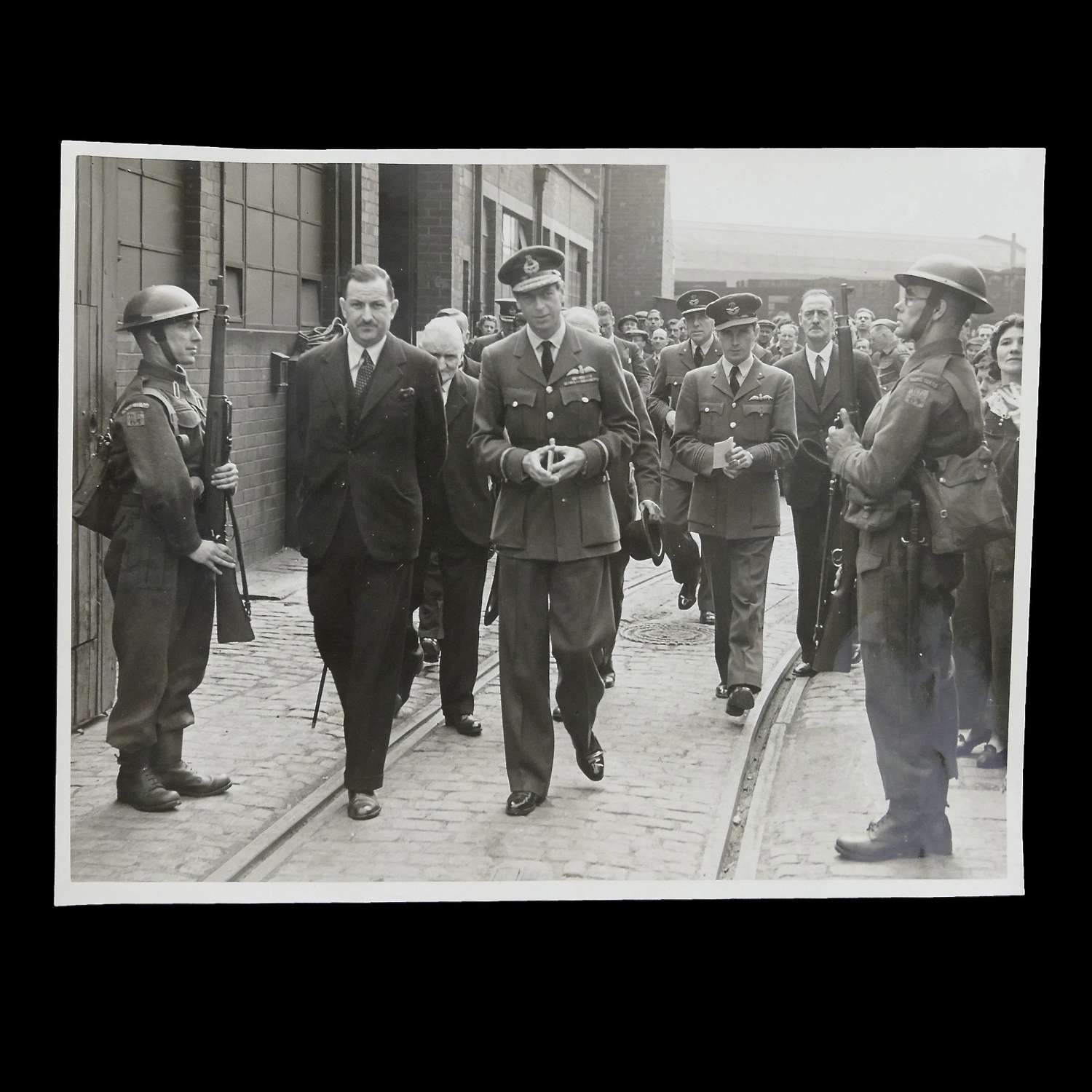 Photo of the King in RAF uniform