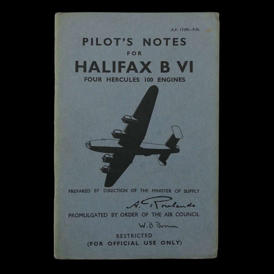 RAF pilot's notes - Halifax B VI