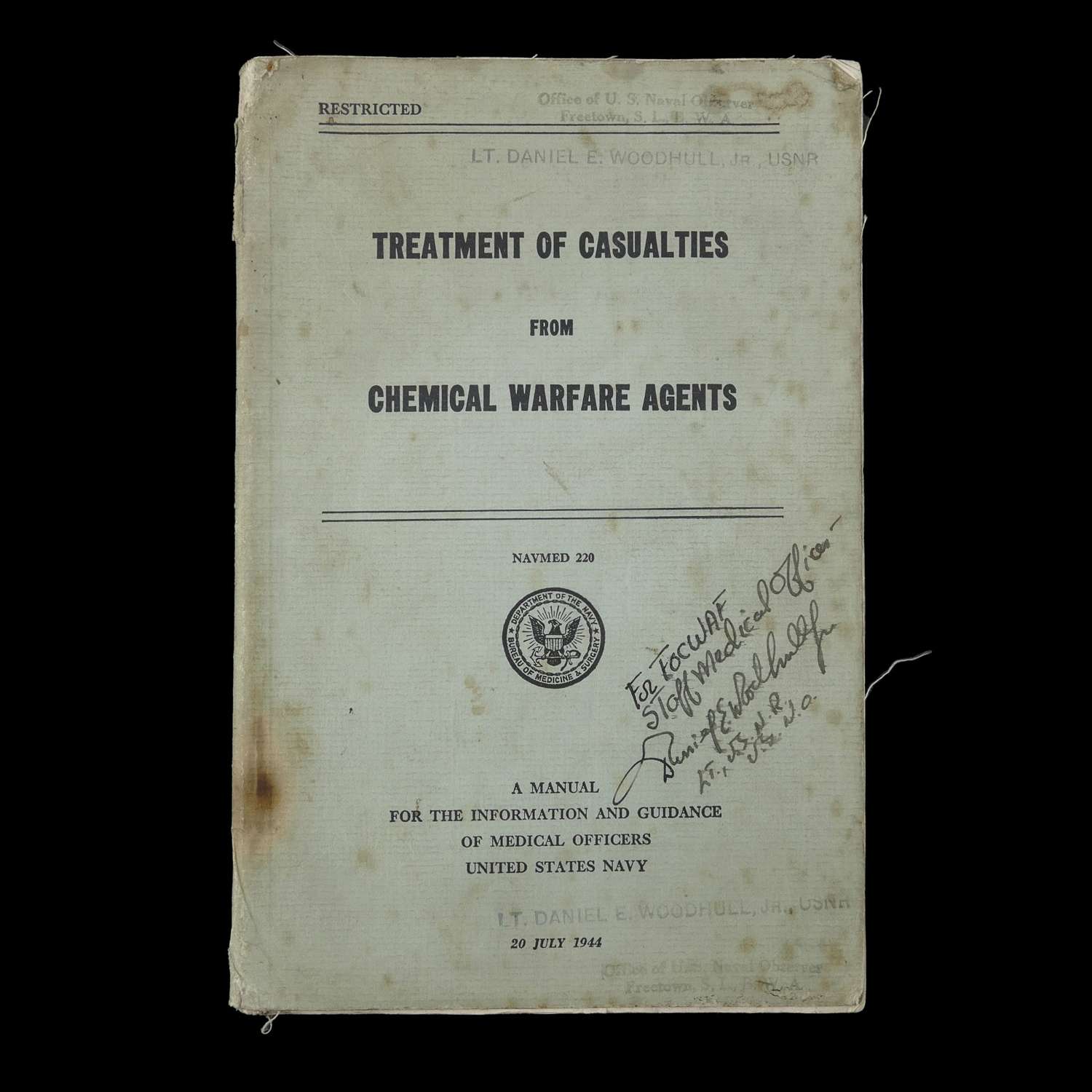 Treatment Of Casualties From Chemical Warfare Agents