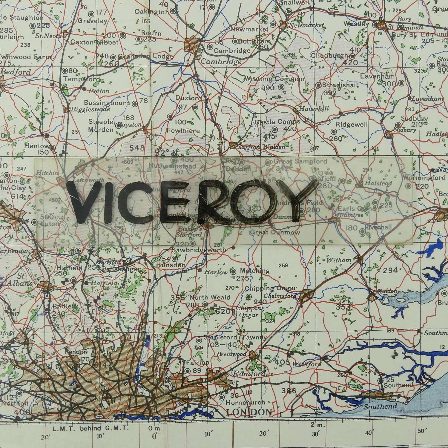 RAF Operations room plaque, 'VICEROY'