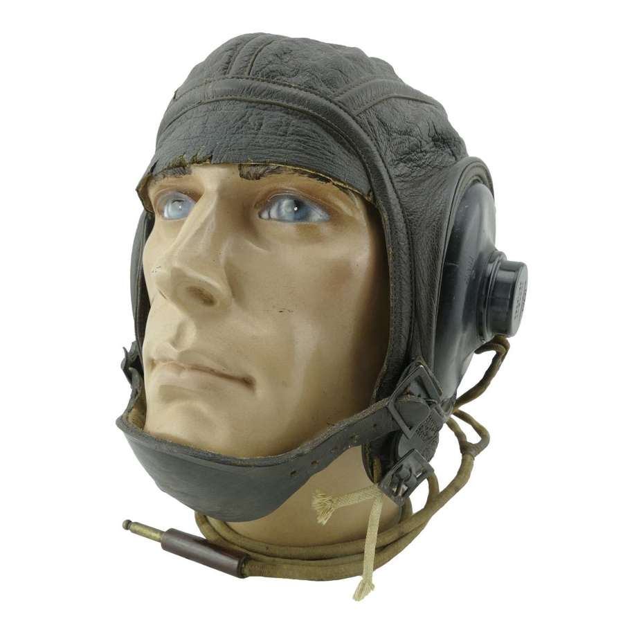 USN AN6540-2L flying helmet, wired