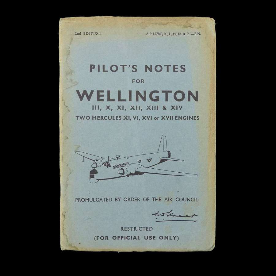 RAF Pilot's Notes - Wellington III - XIV, 1944