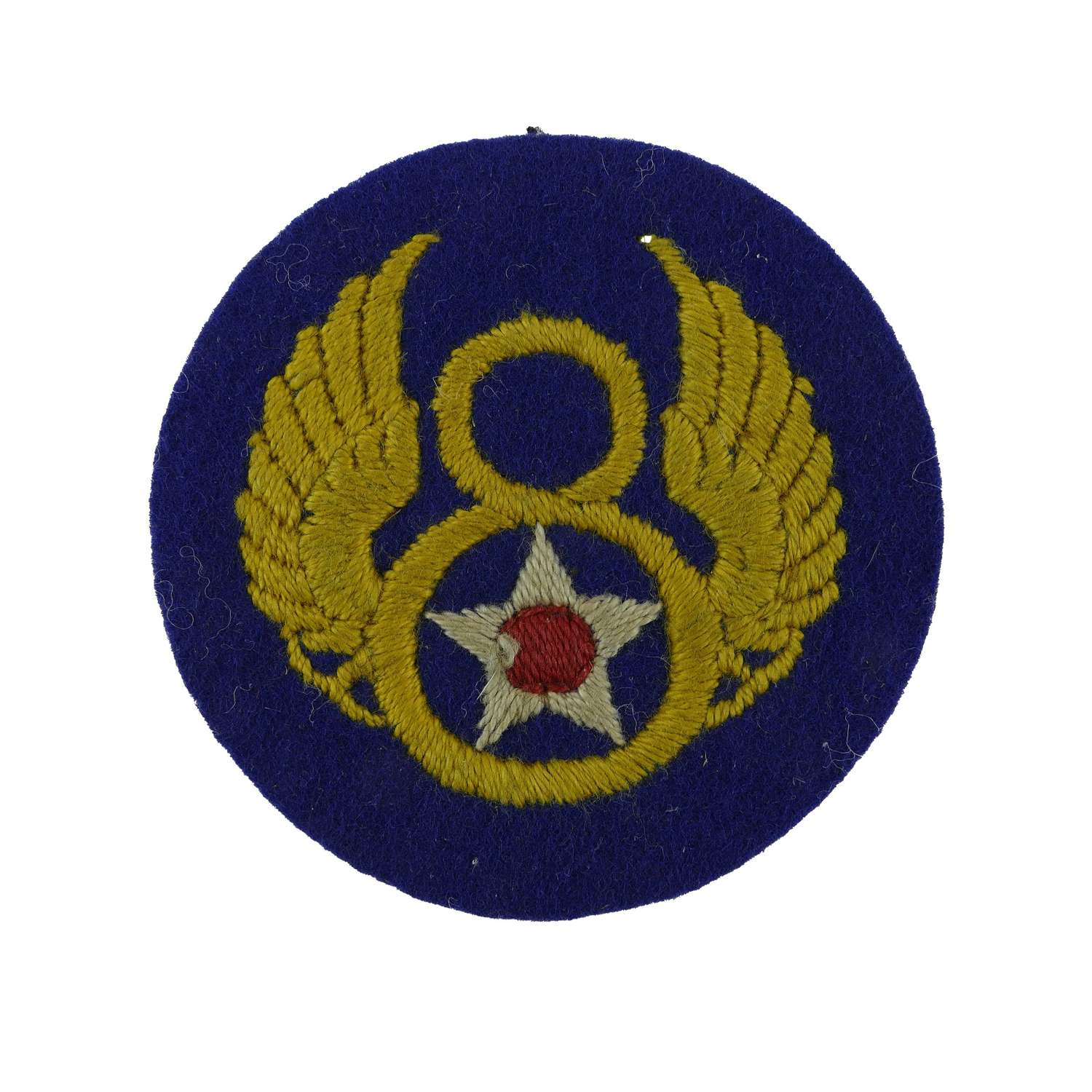USAAF 8th AF shoulder patch - English made