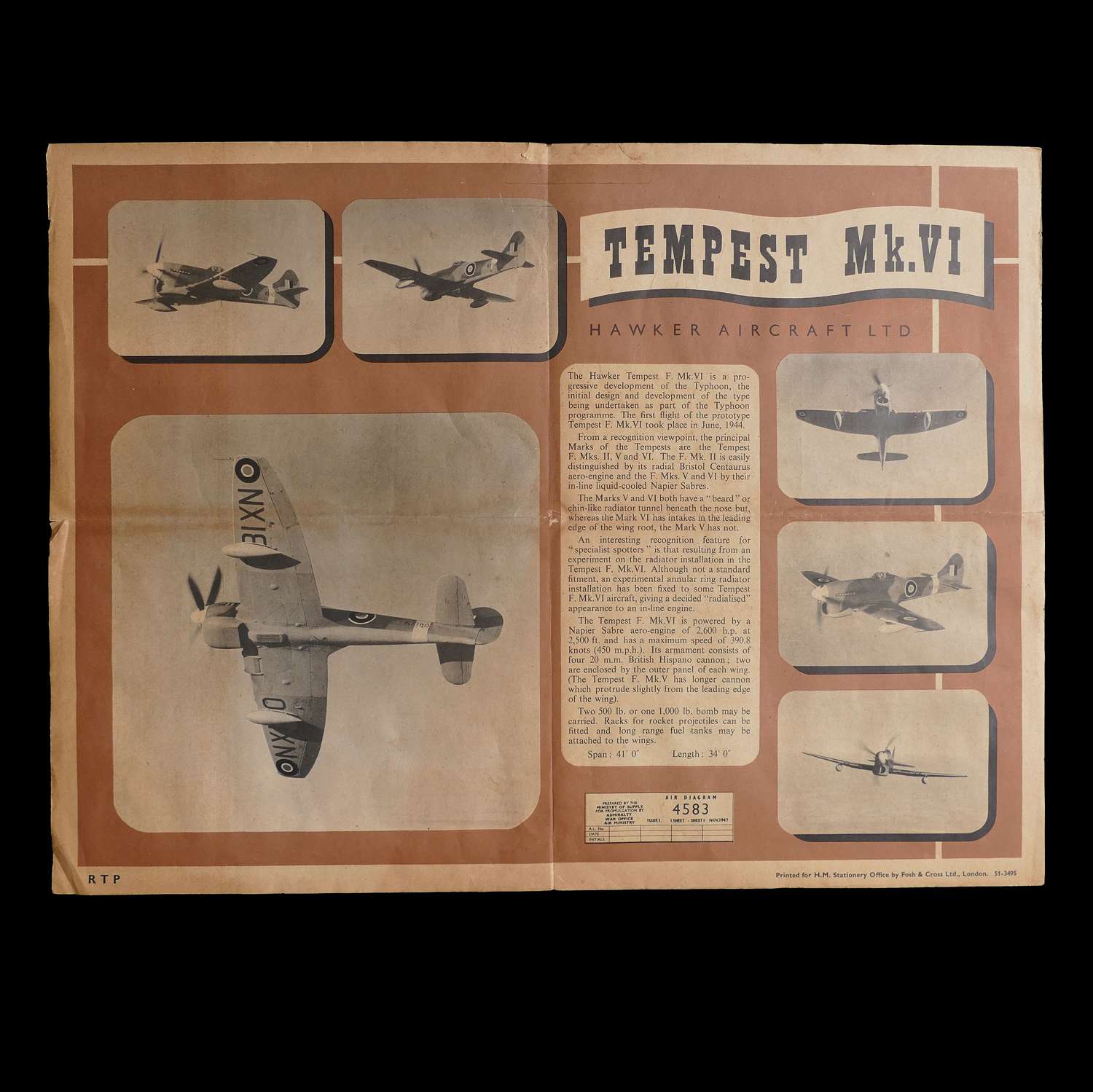 Air diagram - Tempest Mk.VI