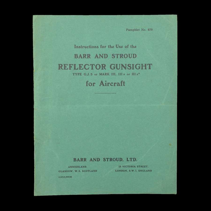 Instructions for use of the Reflector gunsight