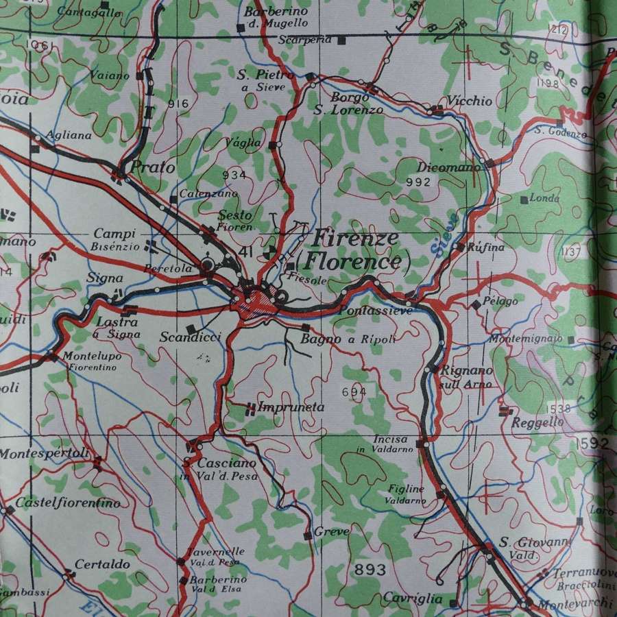 RAF flight map, Florence