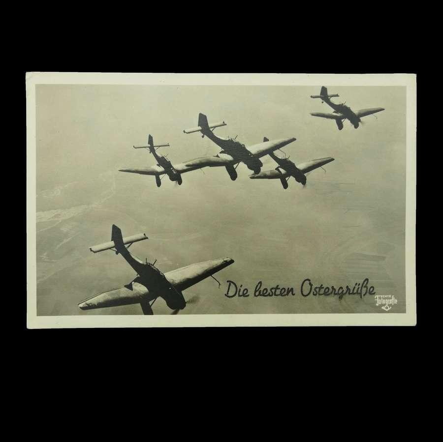 German postcard - Junkers Ju87 Stukas