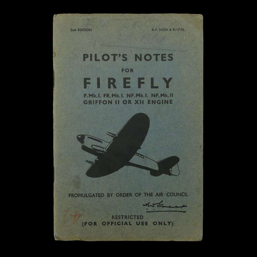 RAF pilot's notes - Firefly